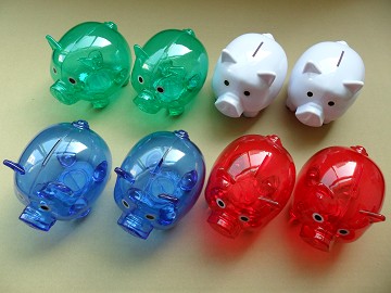 Plastic Coin Boxes